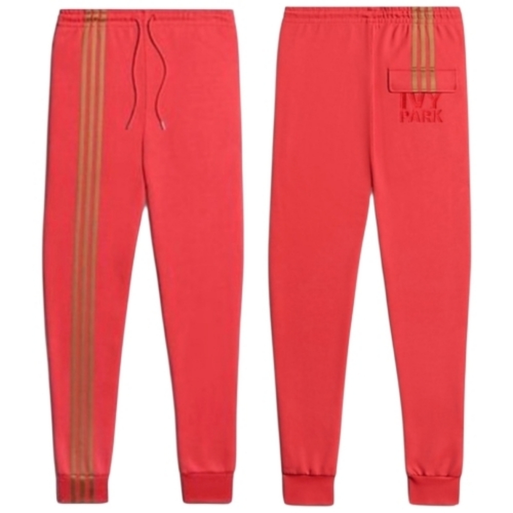 Adidas x Ivy Park Rodeo Red Knit Joggers